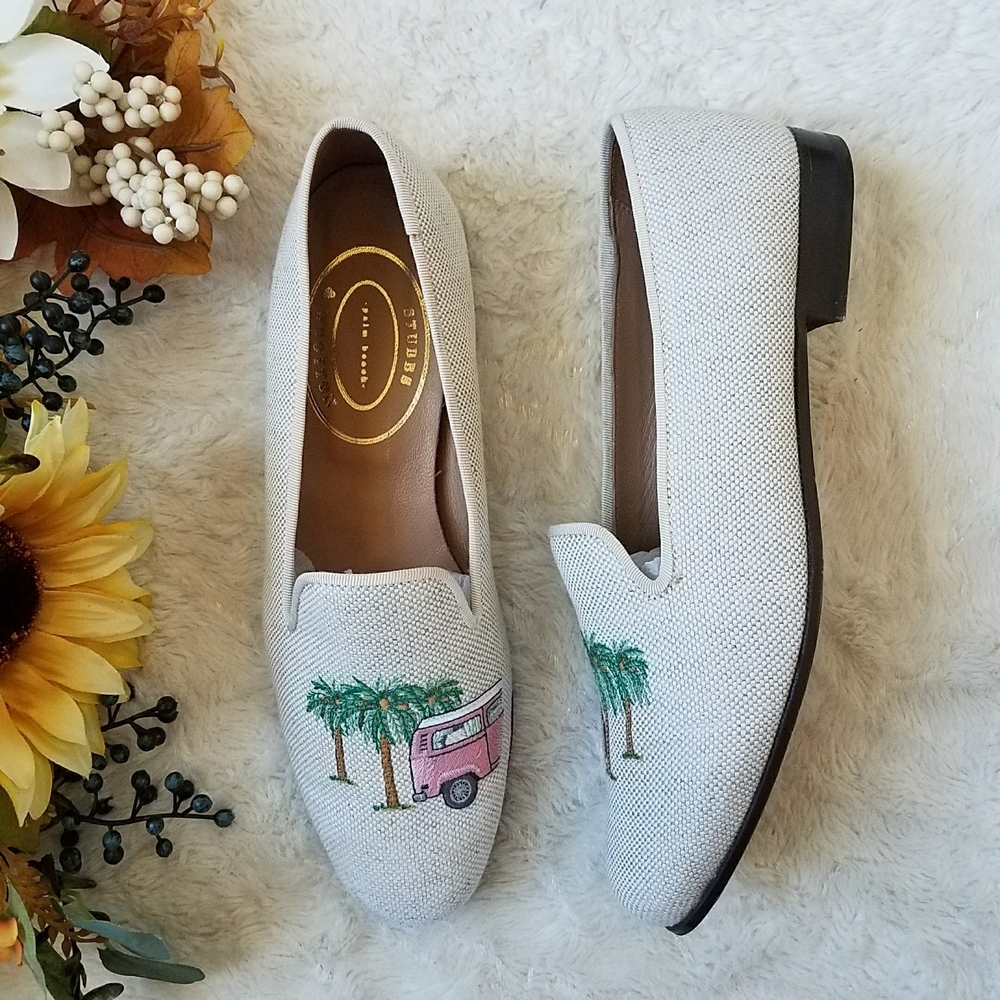 Stubbs & Wootten Palm Beach Retro Van Canvas Loafers